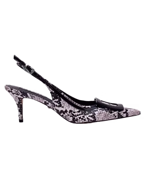 Zapato Werner Taco bajo Morado