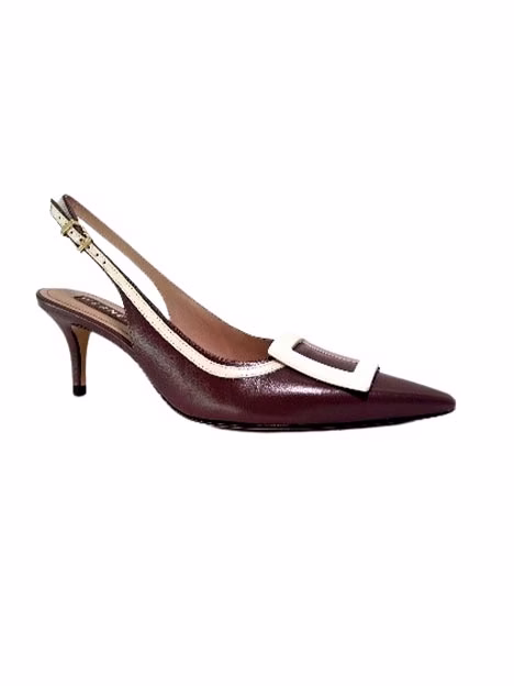 Zapato Werner Taco bajo Marrón