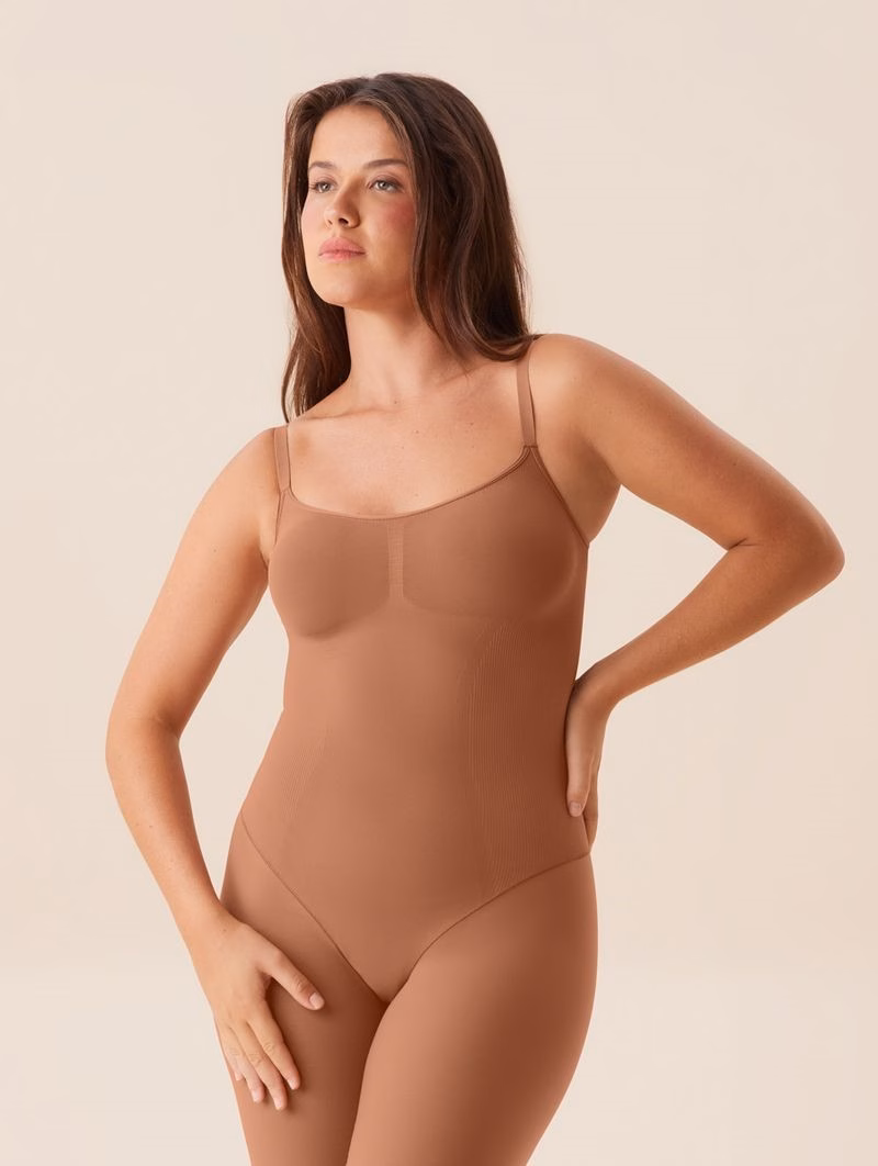Body Moldeador con Bermuda Fit Shape – Nude Caramelo