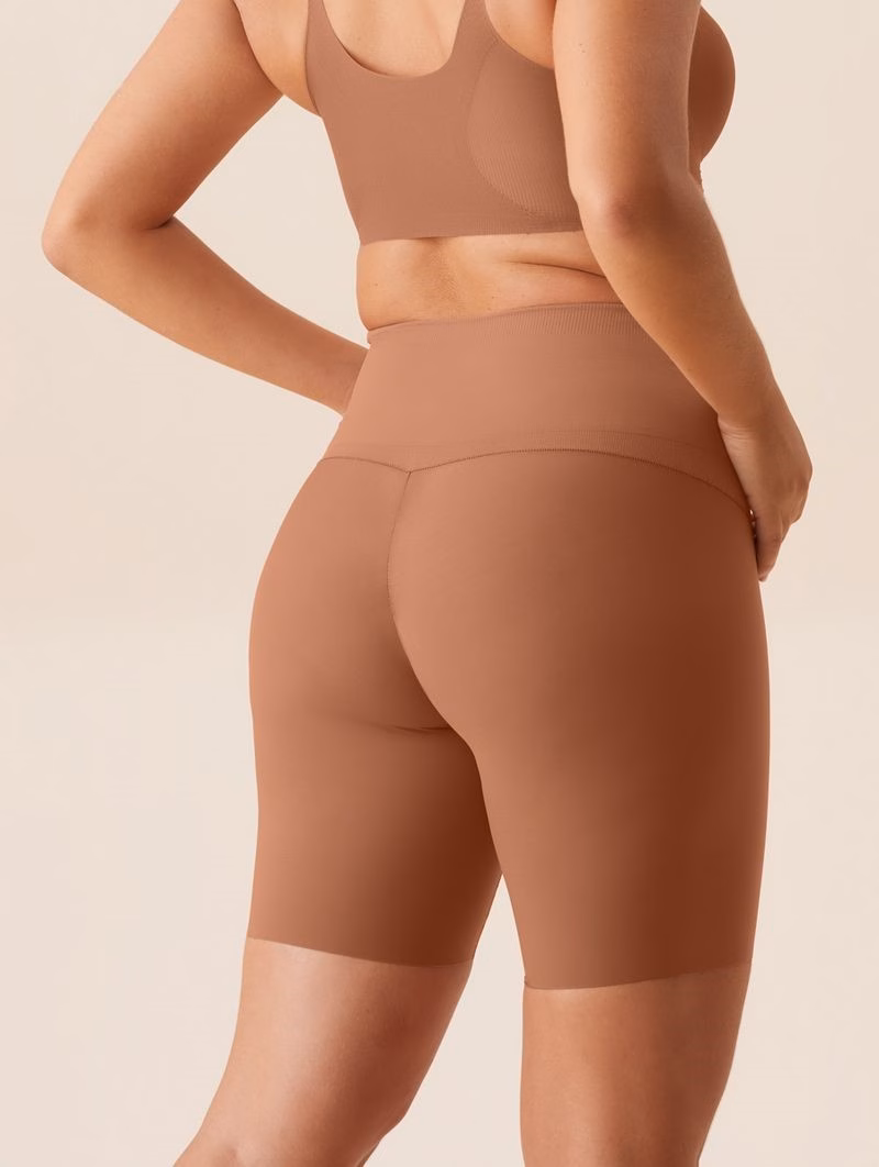 Bermuda Modeladora Fit Shape Caramelo con Forro 100% Algodón - Image 2