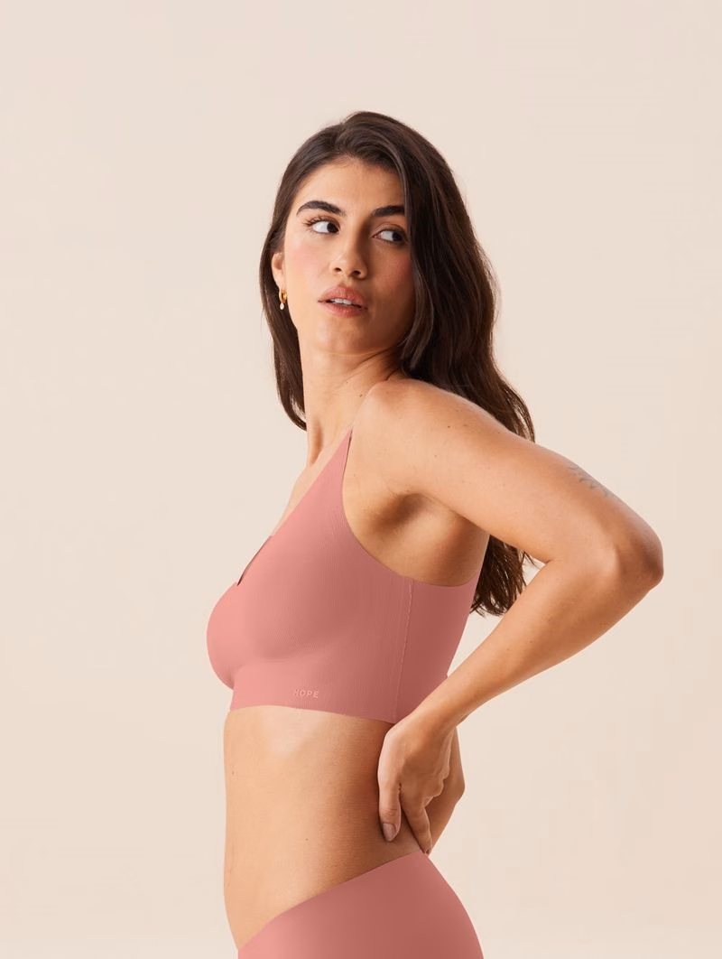 Brasier Top Naked con Copas Removibles – Rosa Viejo - Image 3