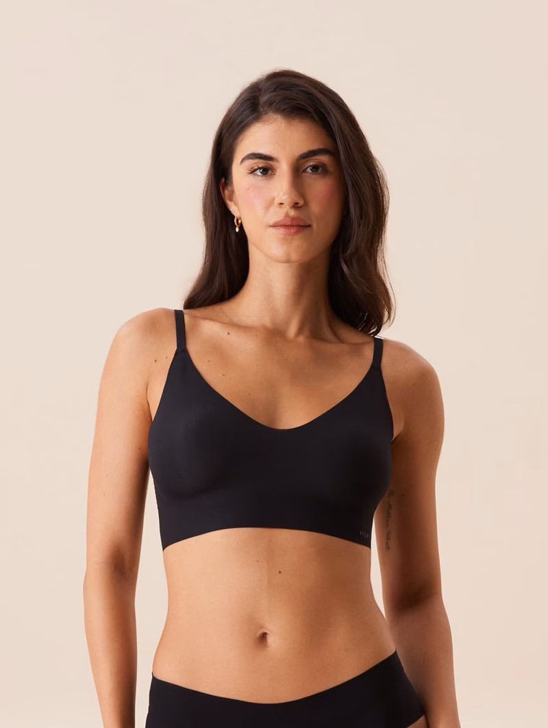 Brasier Top Naked con Copas Removibles – Negro