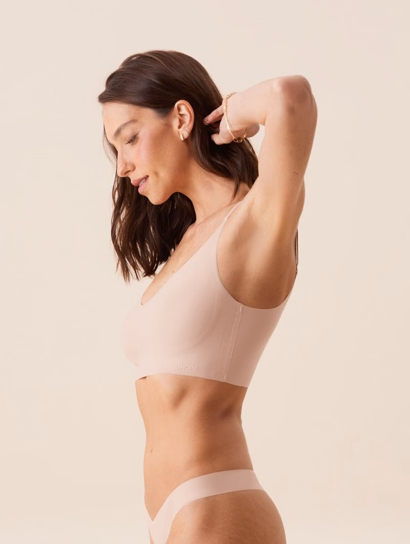 Brasier Top Naked con Copas Removibles – Beige - Image 3